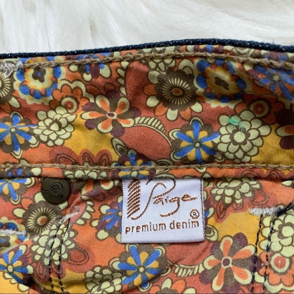 PAIGE roxley jeans dark wash size 25 bootcut flare - Picture 13 of 16